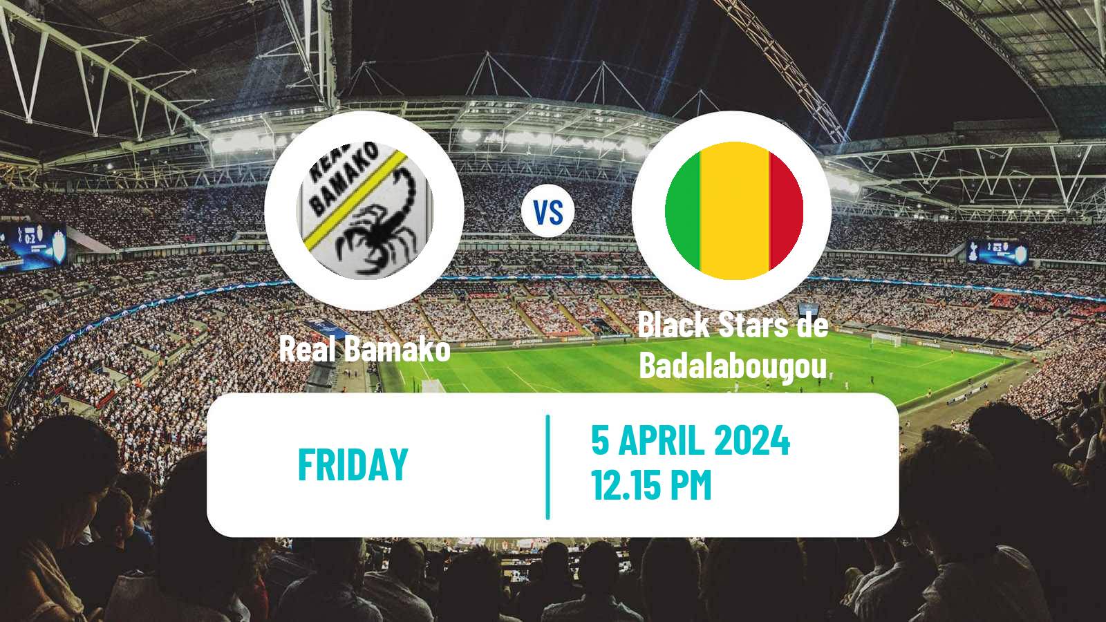 Soccer Malian Première Division Real Bamako - Black Stars de Badalabougou