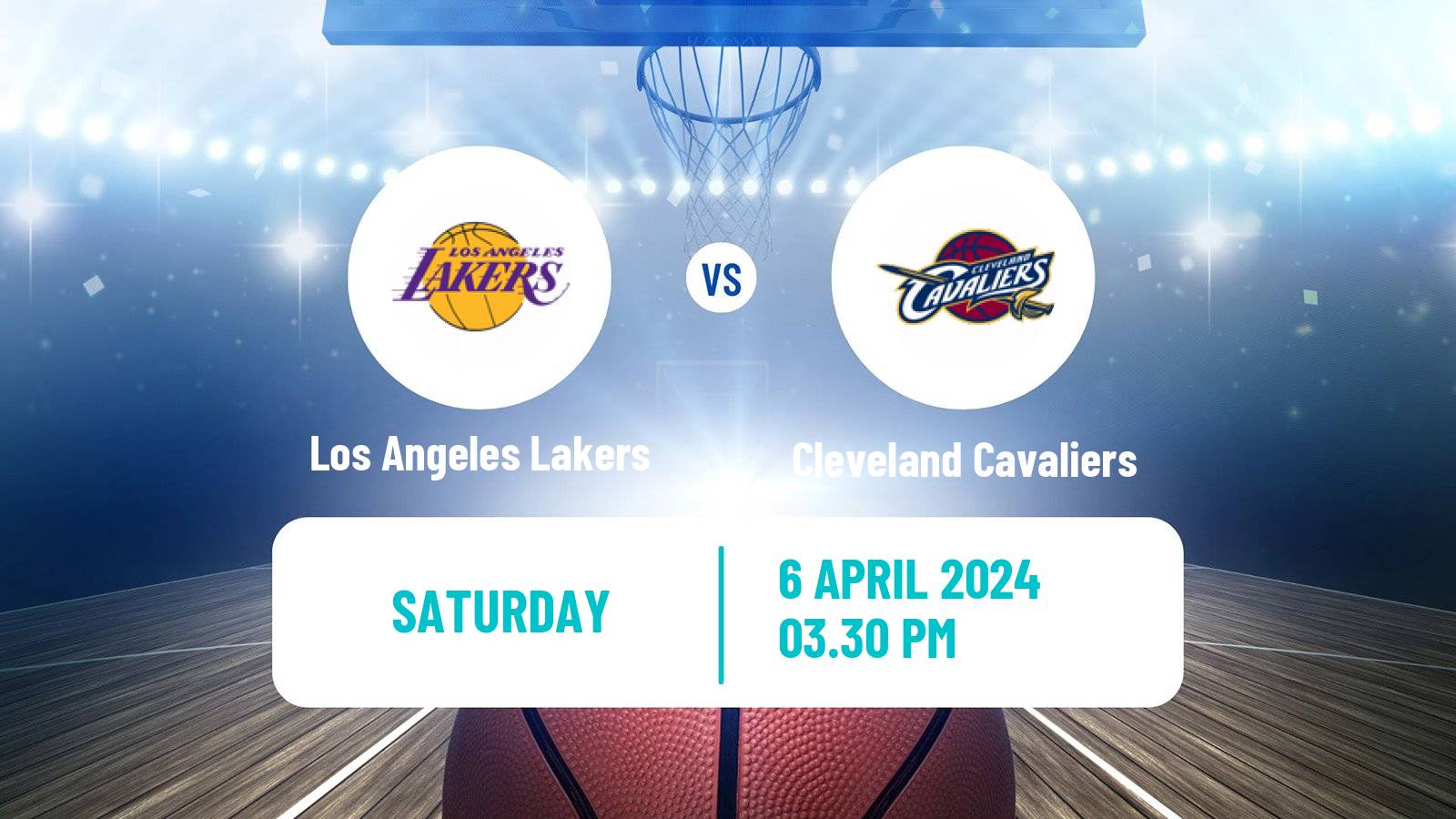 Basketball NBA Los Angeles Lakers - Cleveland Cavaliers