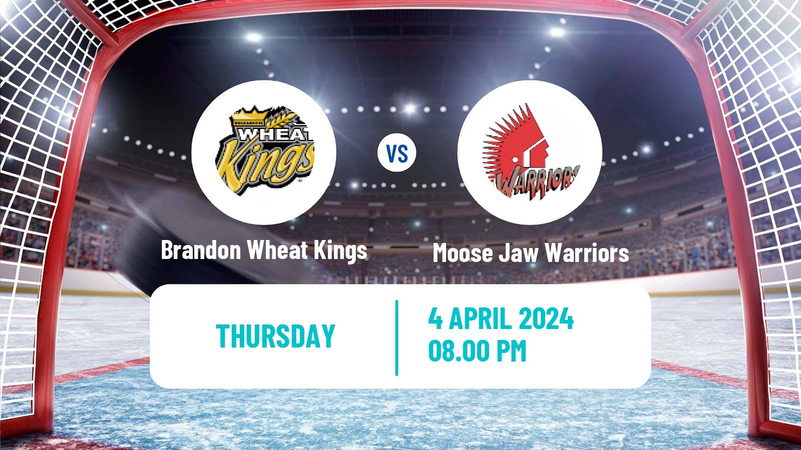 Hockey WHL Brandon Wheat Kings - Moose Jaw Warriors