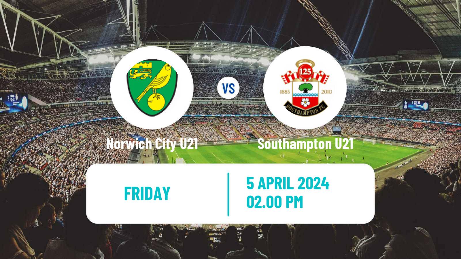 Soccer English Premier League 2 Norwich City U21 - Southampton U21