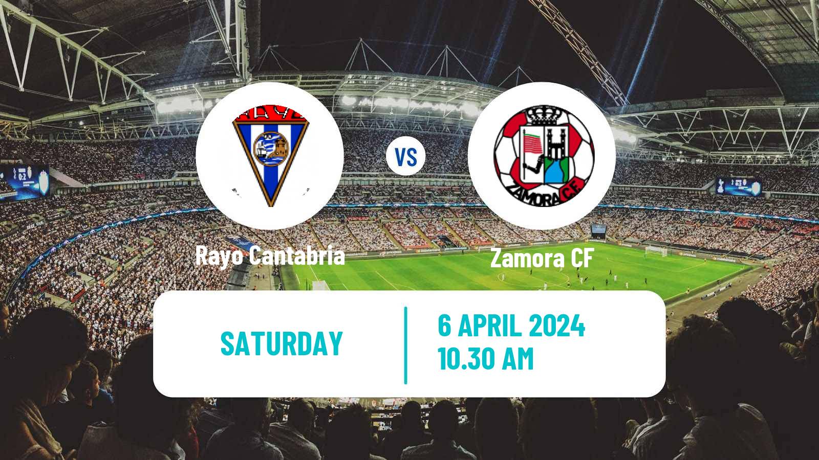 Soccer Spanish Segunda RFEF - Group 1 Rayo Cantabria - Zamora