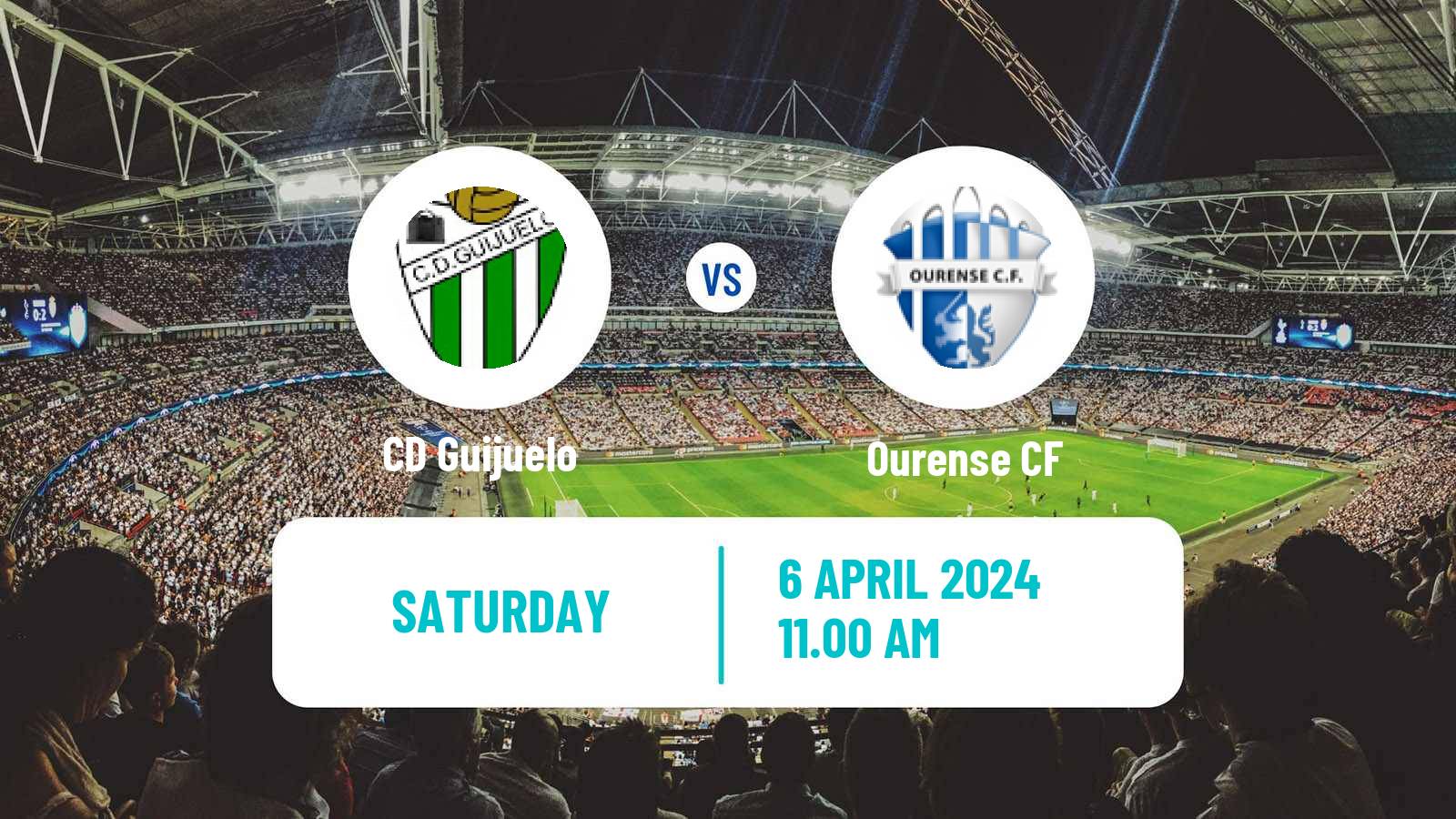 Soccer Spanish Segunda RFEF - Group 1 Guijuelo - Ourense CF
