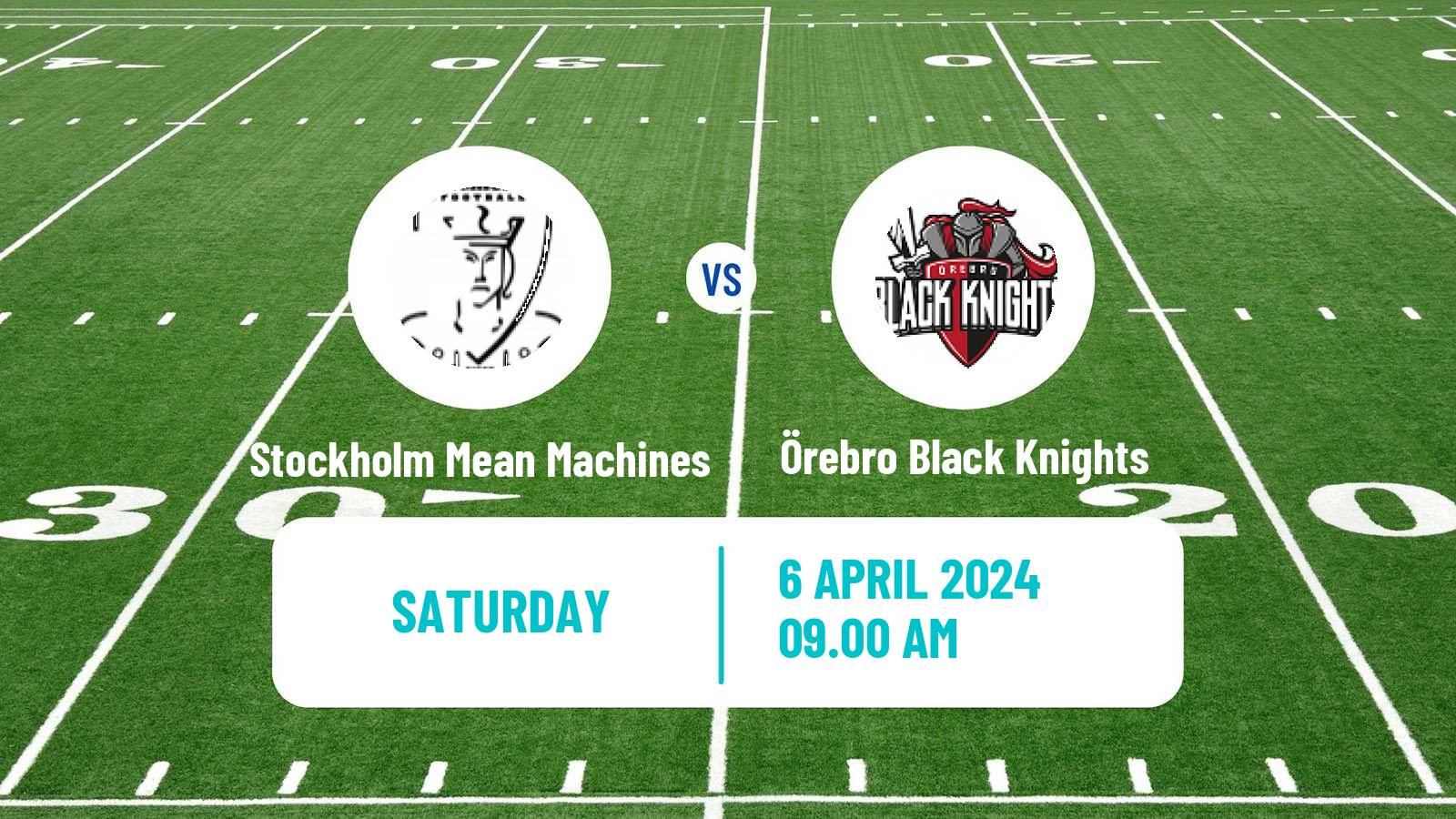 American football Swedish Superserien American Football Stockholm Mean Machines - Örebro Black Knights