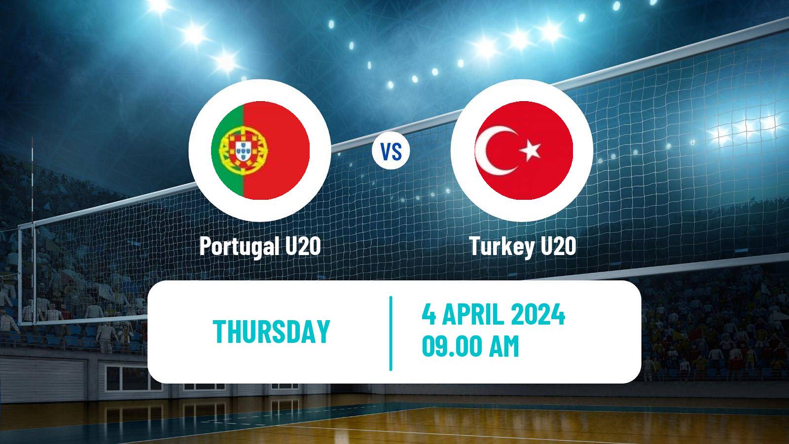 Volleyball European Championship U20 Volleyball Portugal U20 - Turkey U20