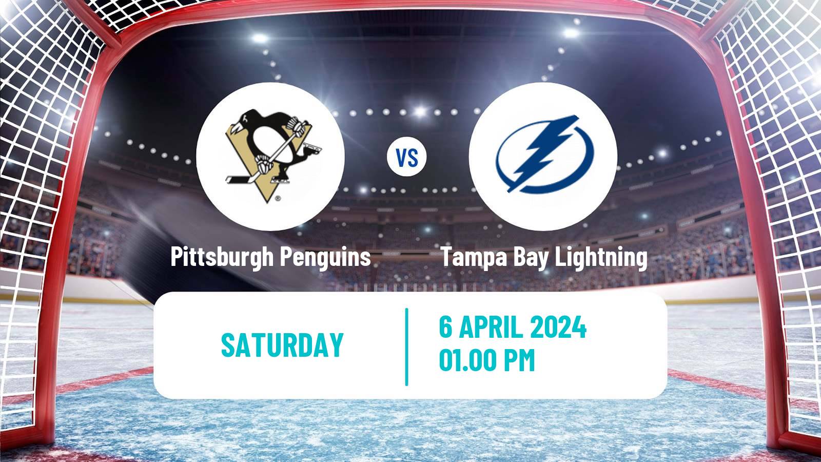 Hockey NHL Pittsburgh Penguins - Tampa Bay Lightning