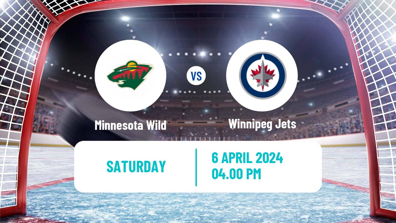 Hockey NHL Minnesota Wild - Winnipeg Jets