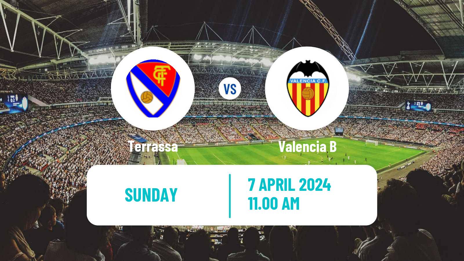Soccer Spanish Segunda RFEF - Group 3 Terrassa - Valencia B