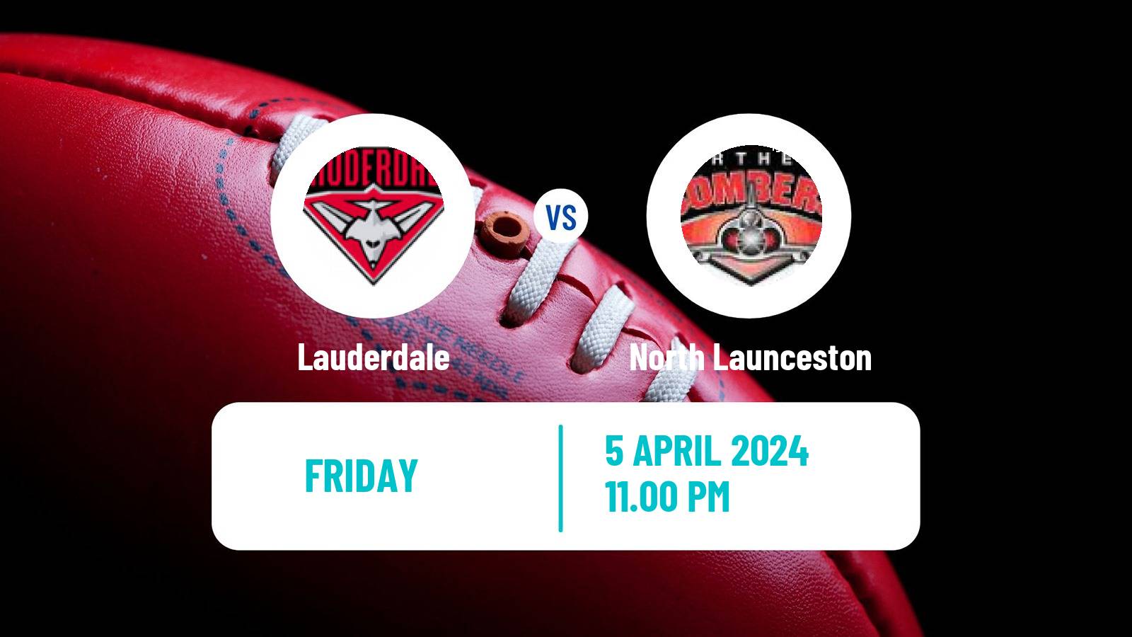 Aussie rules TSL Lauderdale - North Launceston