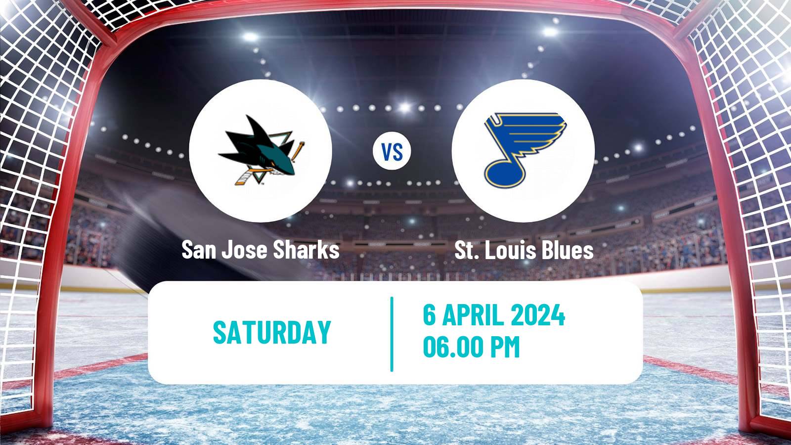 Hockey NHL San Jose Sharks - St. Louis Blues