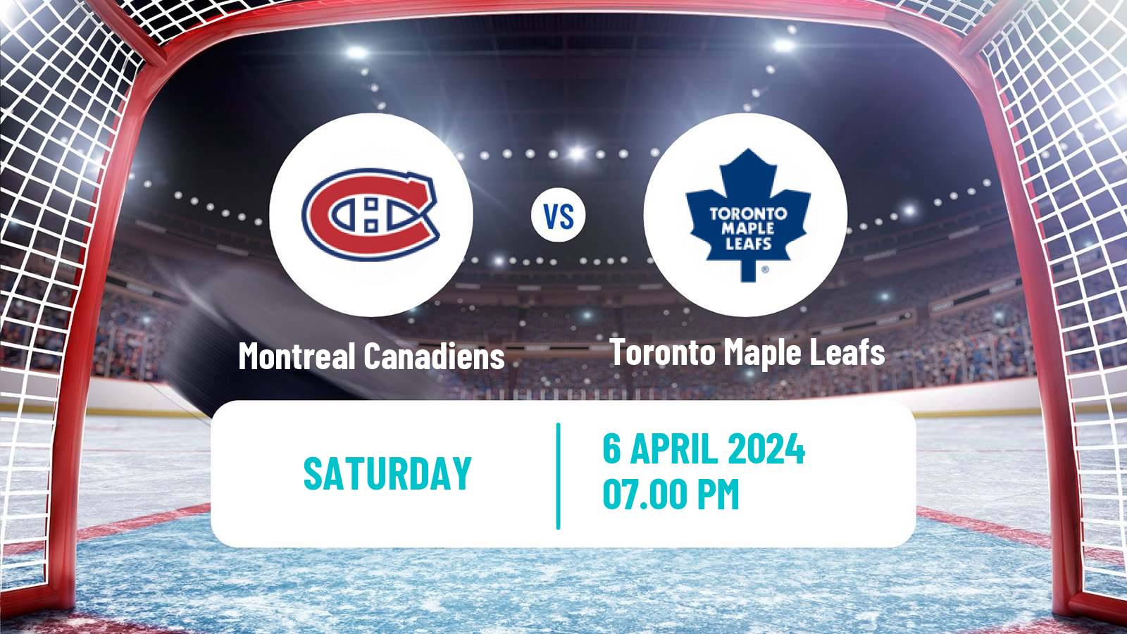 Hockey NHL Montreal Canadiens - Toronto Maple Leafs