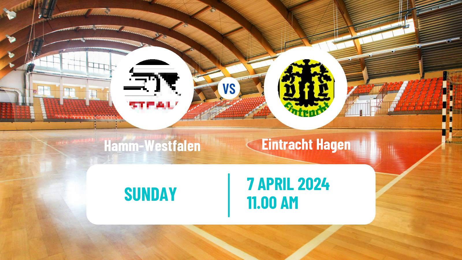 Handball German 2 Bundesliga Handball Hamm-Westfalen - Eintracht Hagen