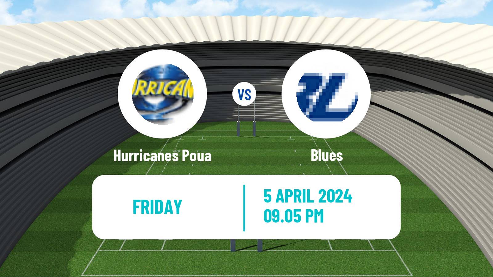Rugby union New Zealand Super Rugby Aupiki Women Hurricanes Poua - Blues