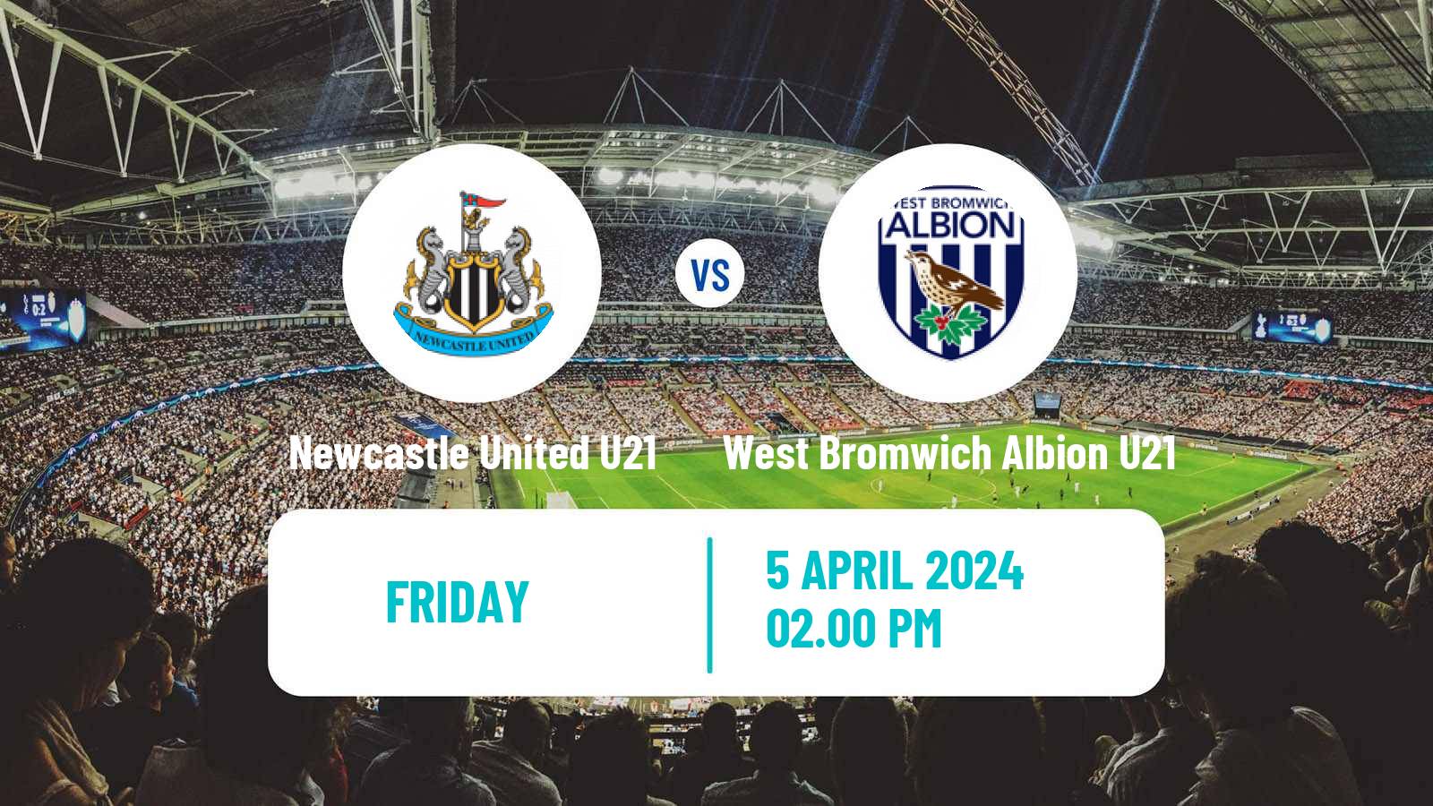 Soccer English Premier League 2 Newcastle United U21 - West Bromwich Albion U21