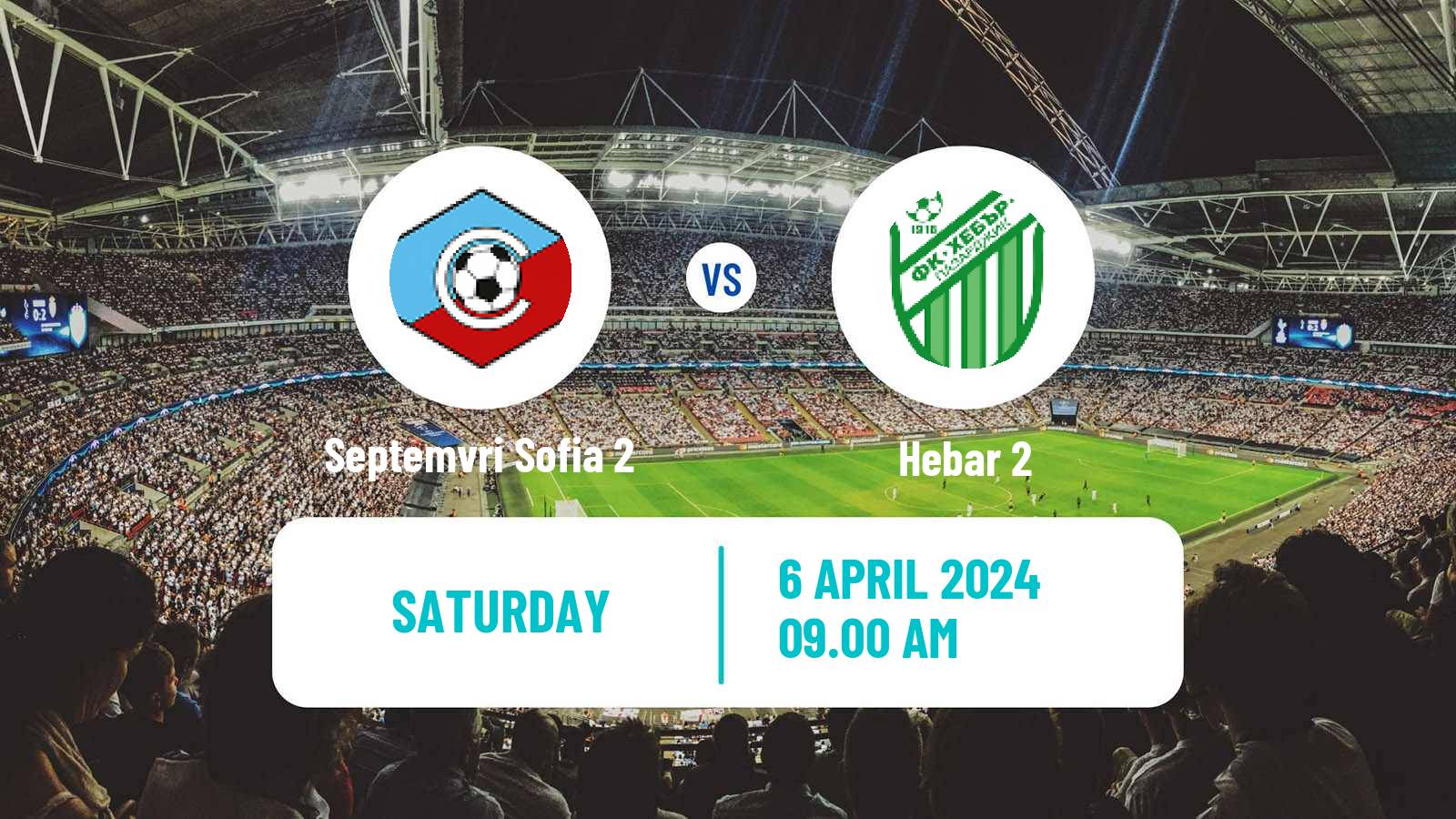 Soccer Bulgarian Third League - South-West Septemvri Sofia 2 - Hebar 2