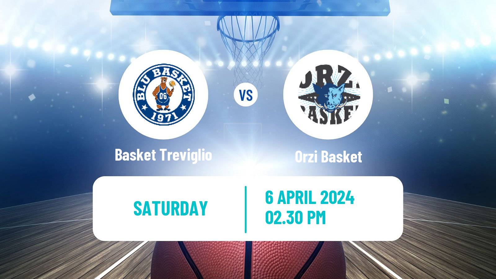 Basketball Italian Serie A2 Basketball Basket Treviglio - Orzi Basket