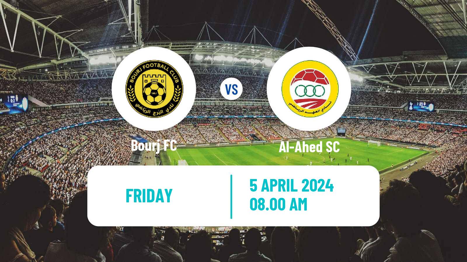 Soccer Lebanese Premier League Bourj - Al-Ahed