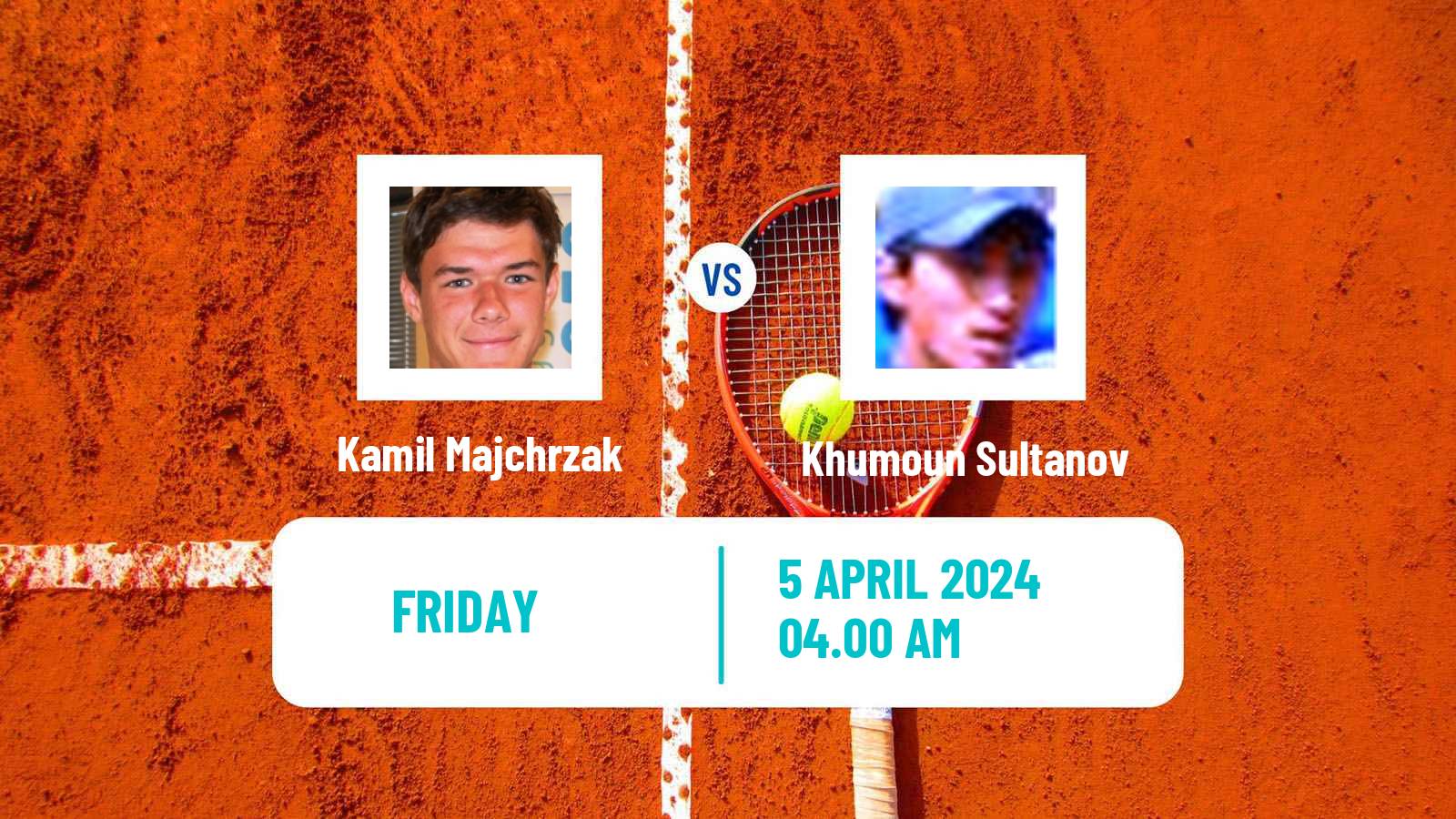 Tennis ITF M25 Sharm Elsheikh Men Kamil Majchrzak - Khumoun Sultanov