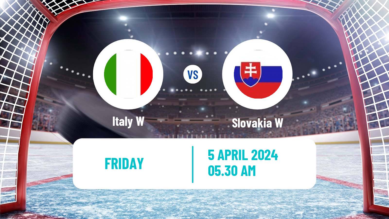 Hockey IIHF World Championship IB Women Italy W - Slovakia W