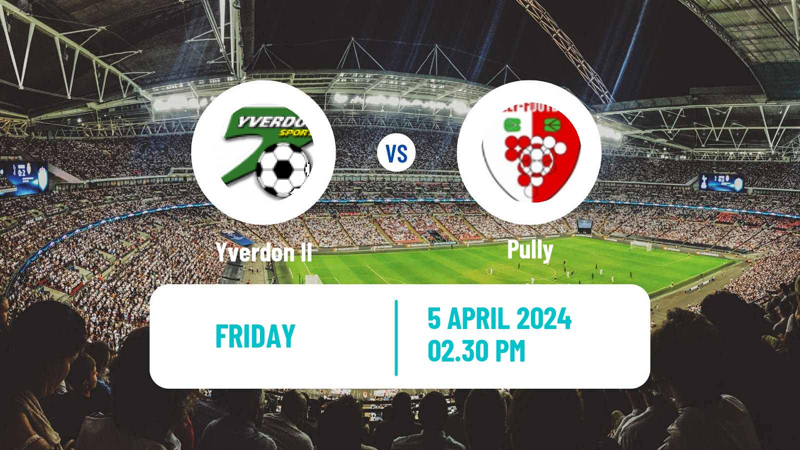 Soccer Swiss 1 Liga Classic Group 1 Yverdon II - Pully