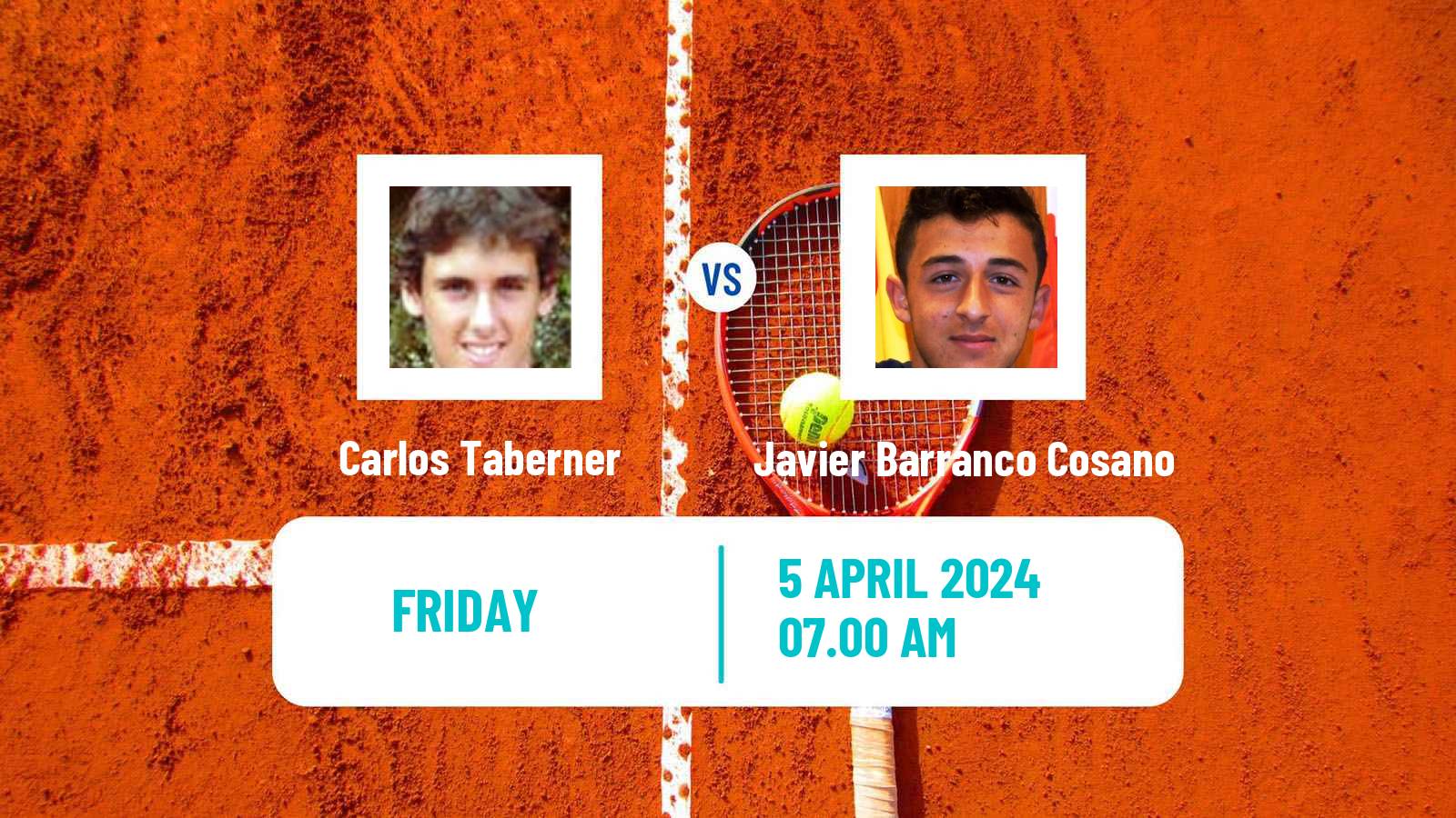 Tennis Barcelona Challenger Men Carlos Taberner - Javier Barranco Cosano