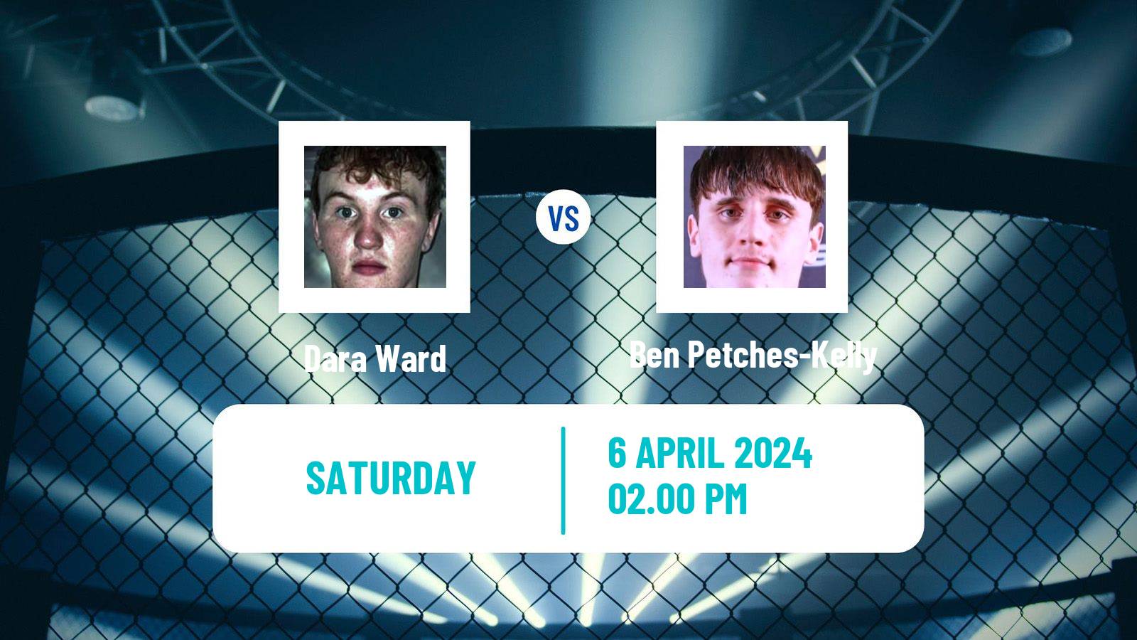 MMA Welterweight Cage Warriors Men Dara Ward - Ben Petches-Kelly