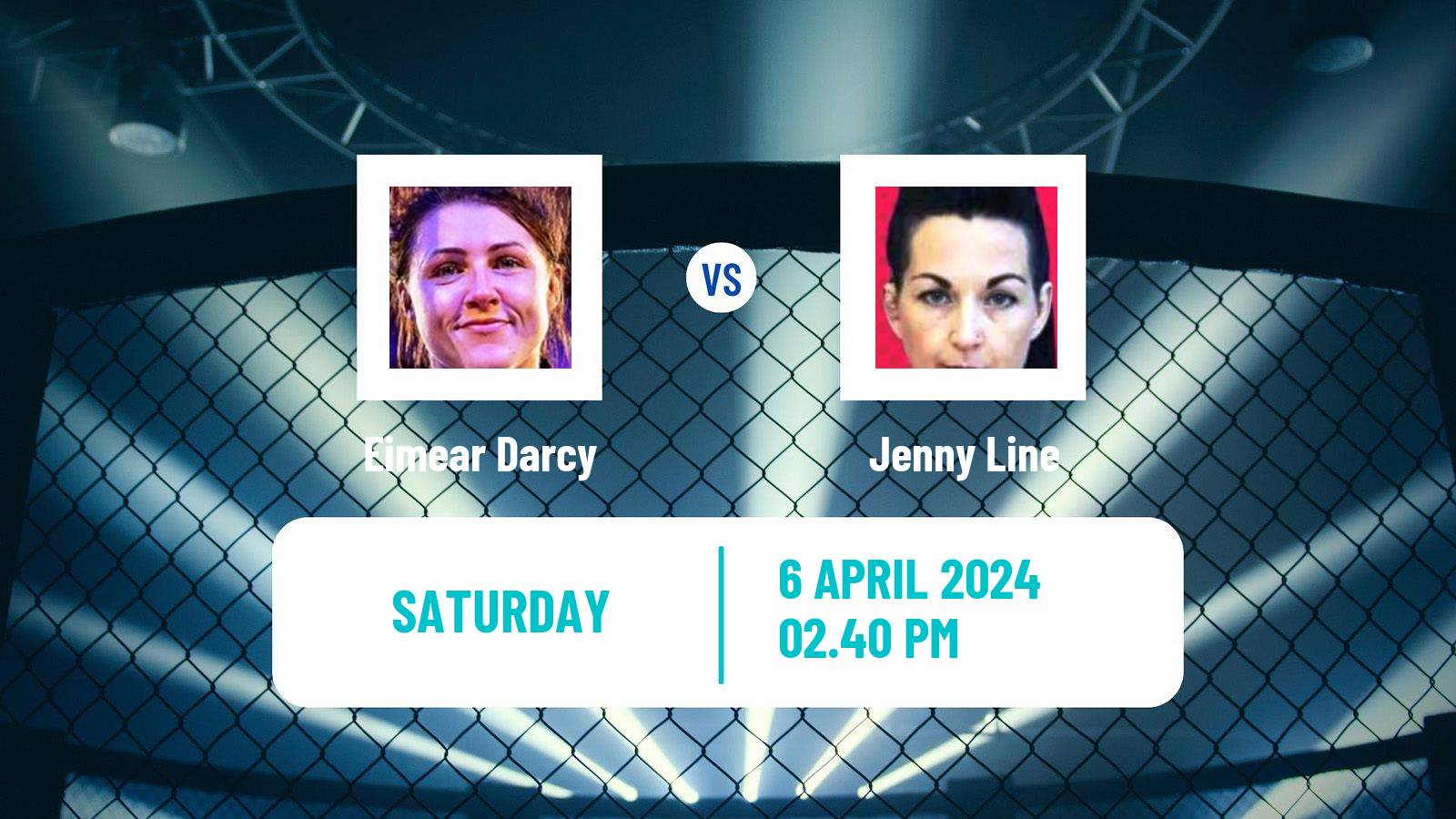 MMA Flyweight Cage Warriors Women Eimear Darcy - Jenny Line