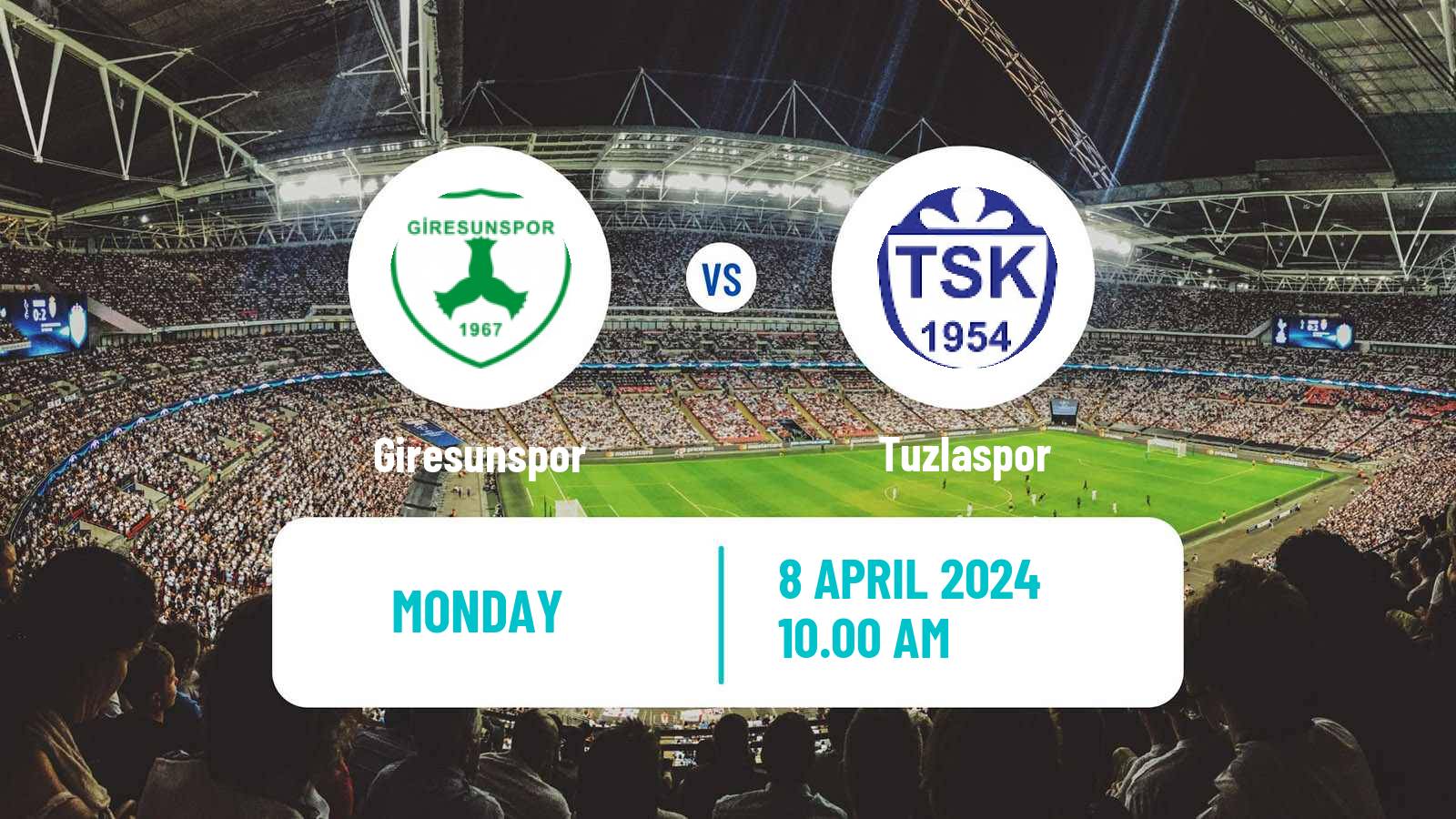 Soccer Turkish First League Giresunspor - Tuzlaspor