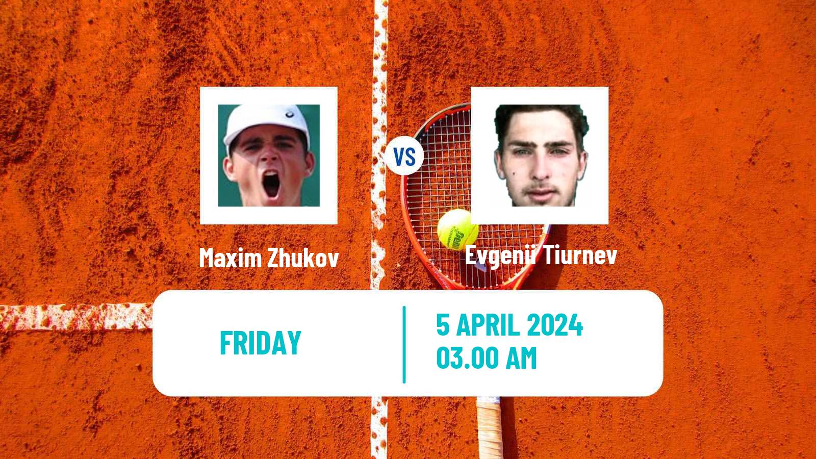 Tennis ITF M15 Antalya 9 Men Maxim Zhukov - Evgenii Tiurnev