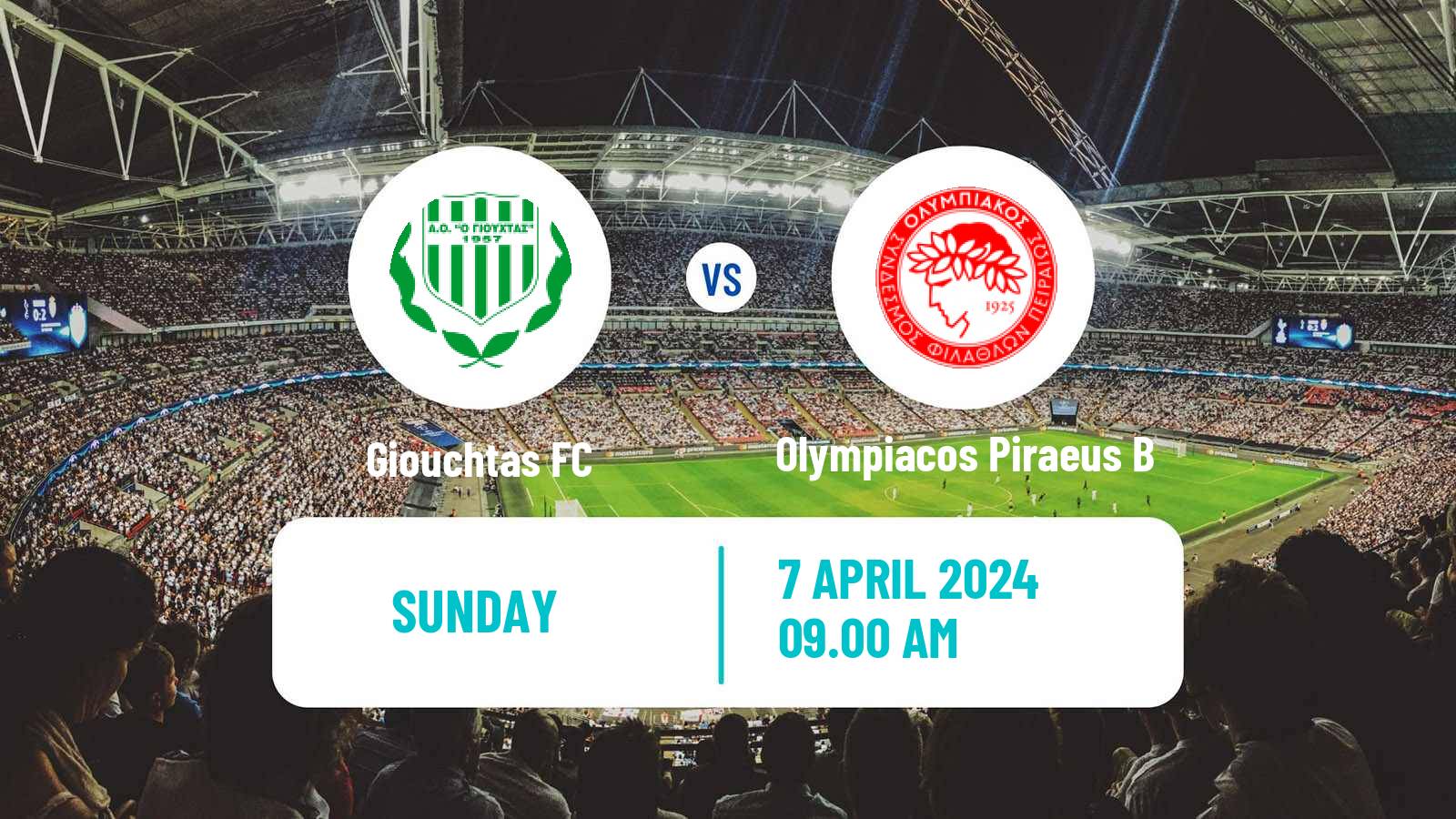 Soccer Greek Super League 2 Giouchtas - Olympiacos Piraeus B