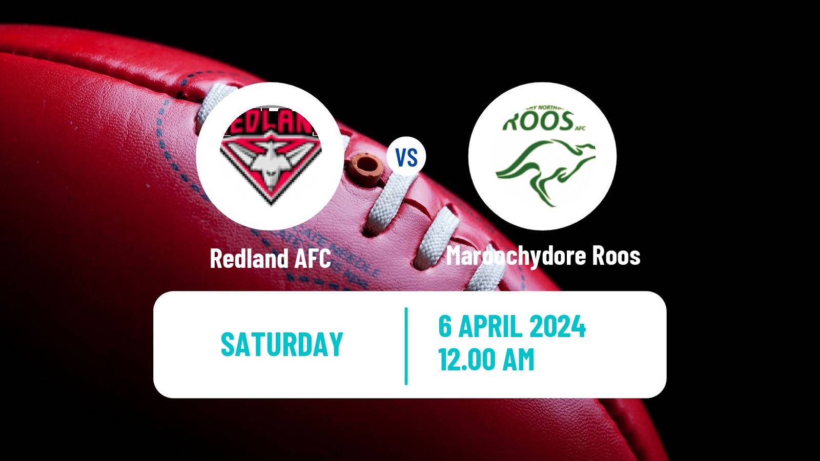 Aussie rules QAFL Redland - Maroochydore Roos