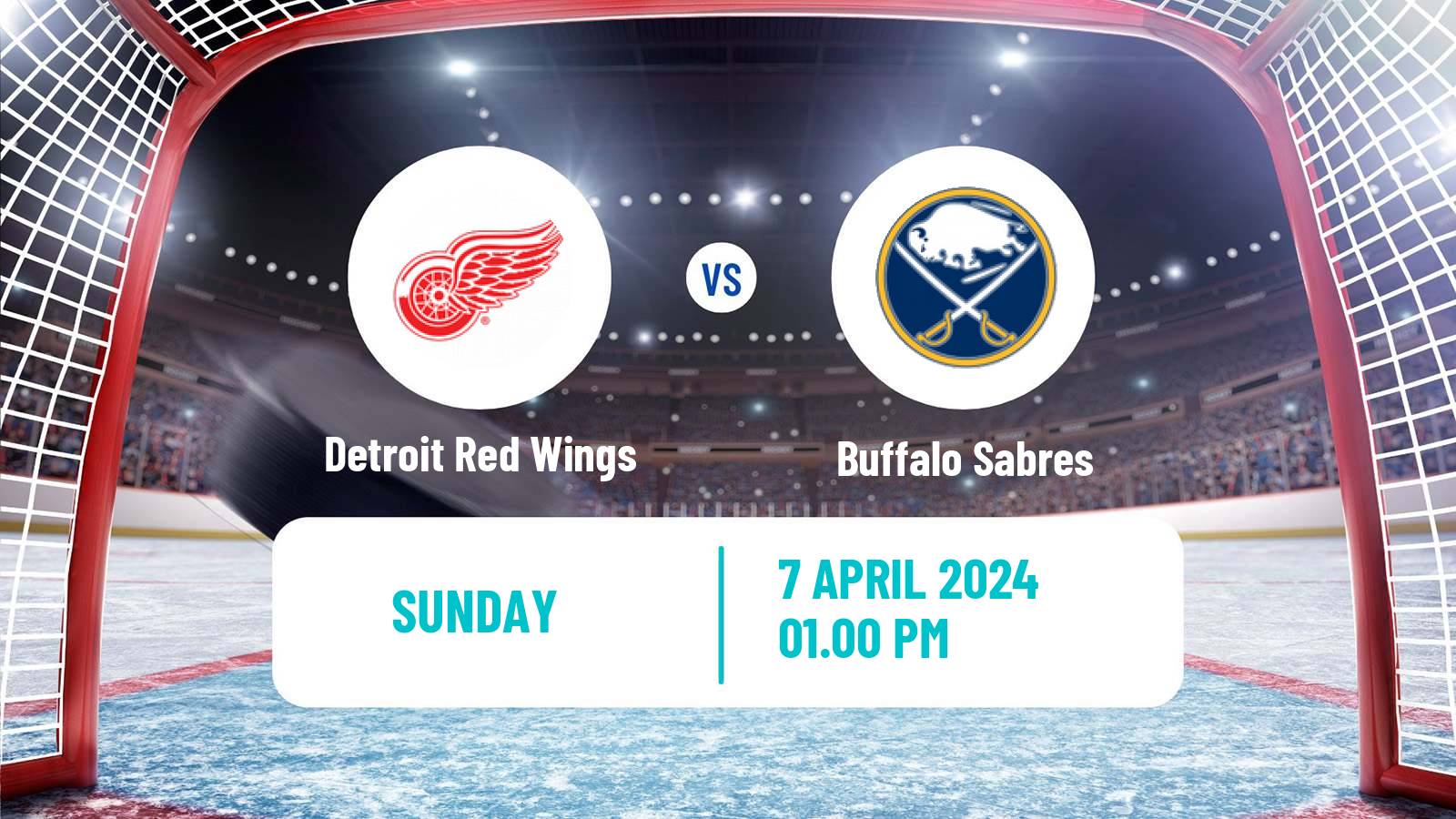 Hockey NHL Detroit Red Wings - Buffalo Sabres