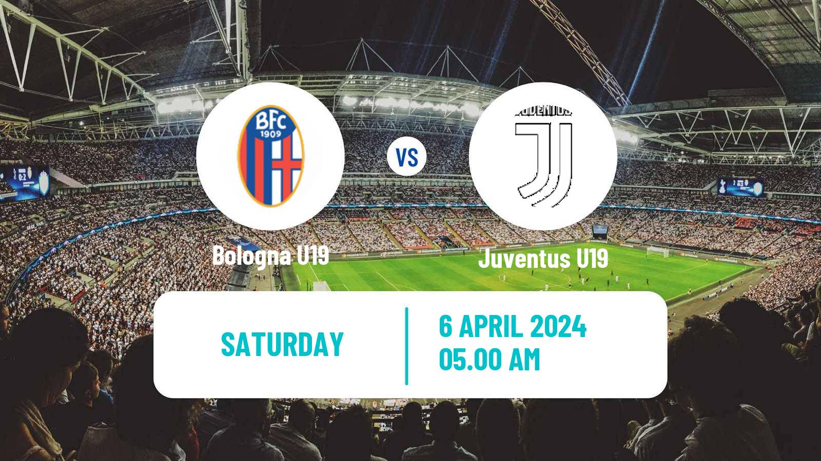 Soccer Italian Primavera 1 Bologna U19 - Juventus U19