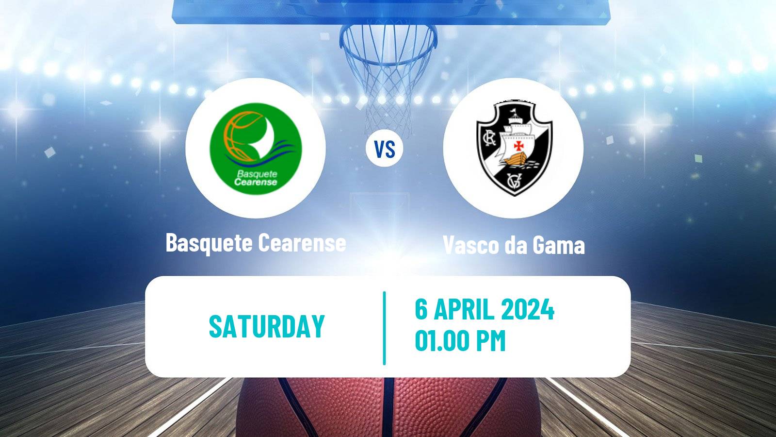 Basketball Brazilian NBB Basquete Cearense - Vasco da Gama