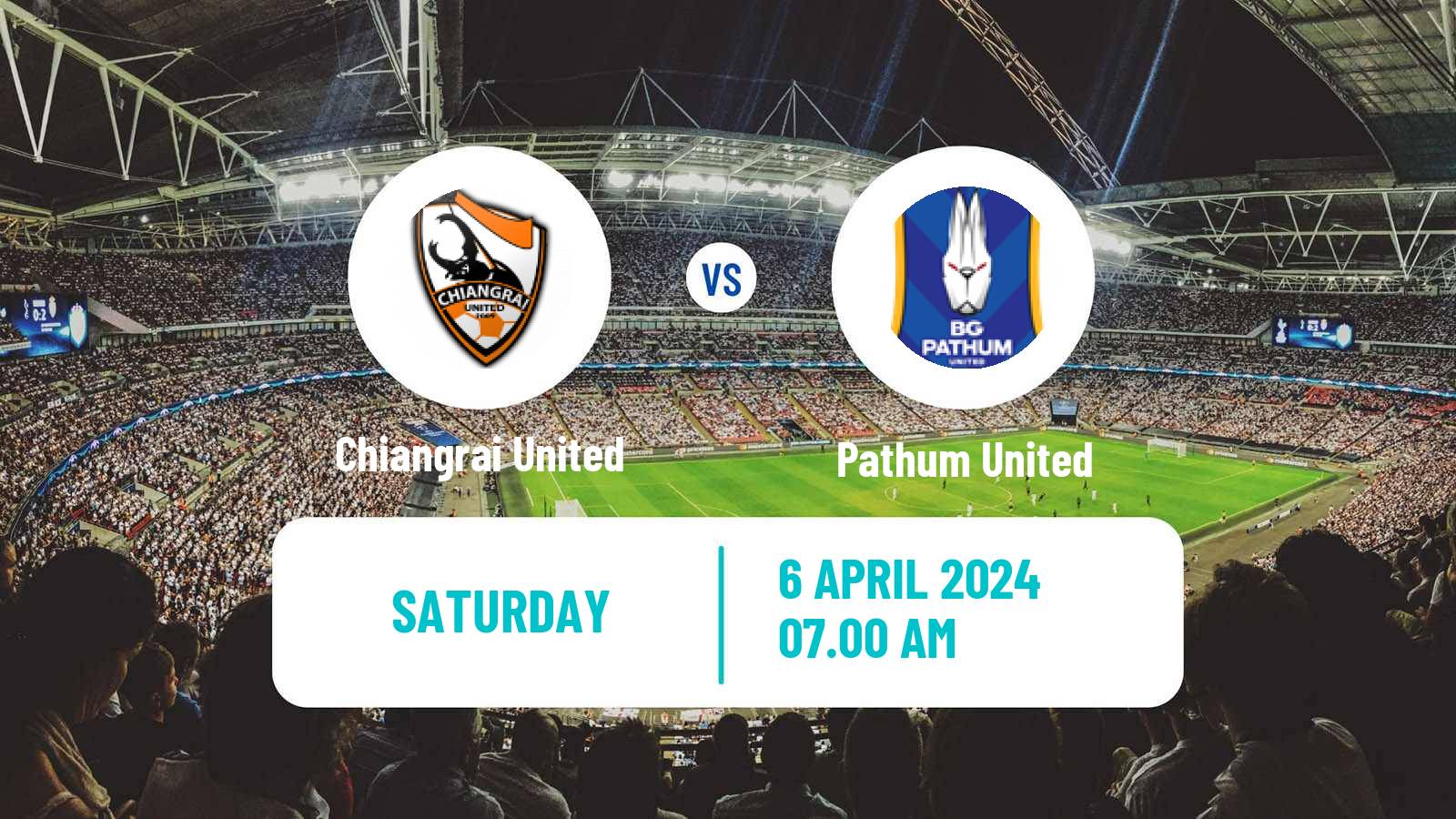 Soccer Thai League 1 Chiangrai United - Pathum United