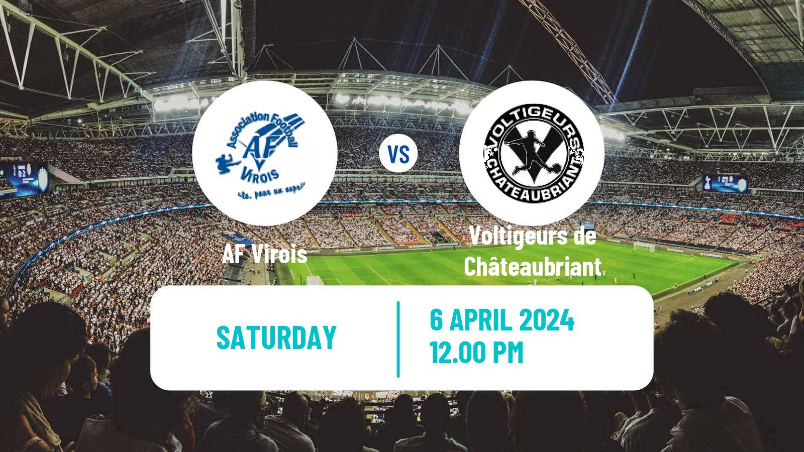 Soccer French National 2 - Group C Virois - Voltigeurs de Châteaubriant