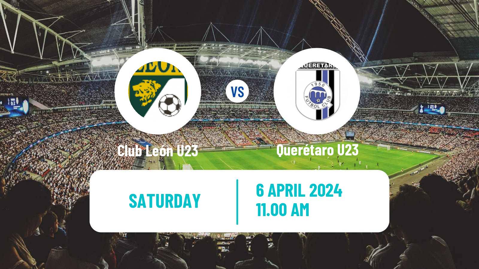 Soccer Mexican Liga MX U23 Club León U23 - Querétaro U23