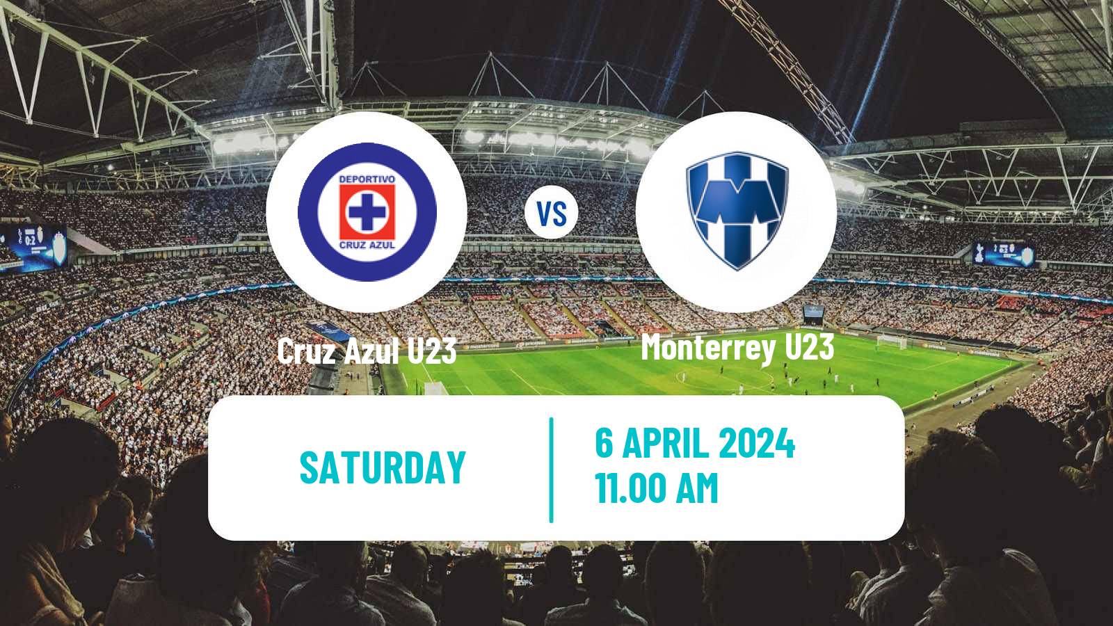 Soccer Mexican Liga MX U23 Cruz Azul U23 - Monterrey U23