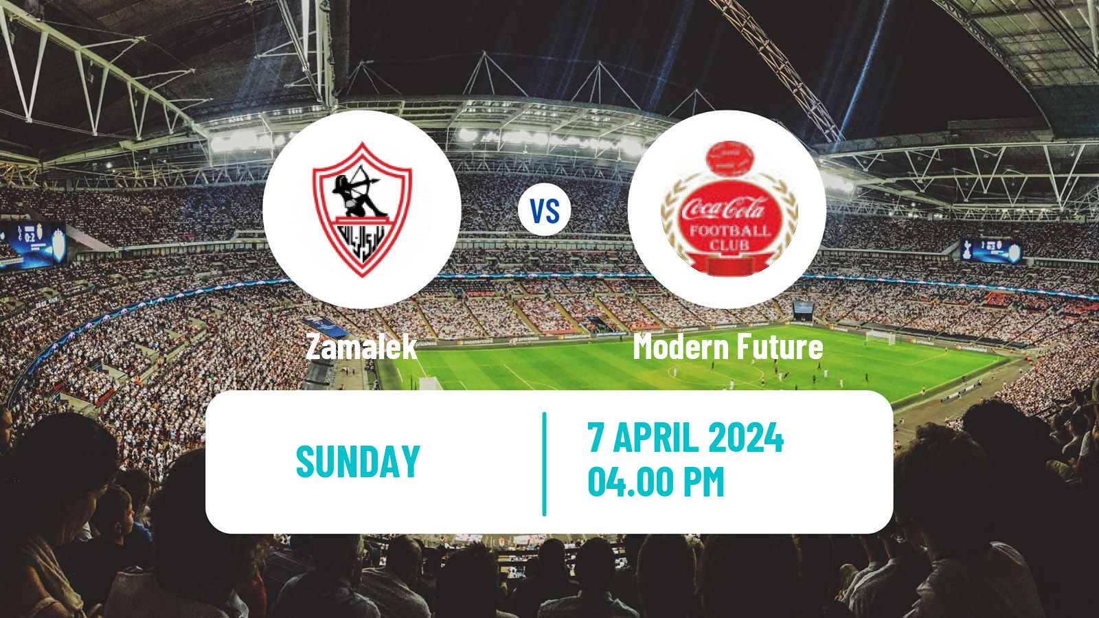 Soccer CAF Confederation Cup Zamalek - Modern Future
