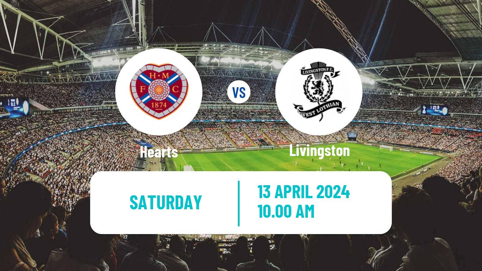 Soccer Scottish Premier League Hearts - Livingston