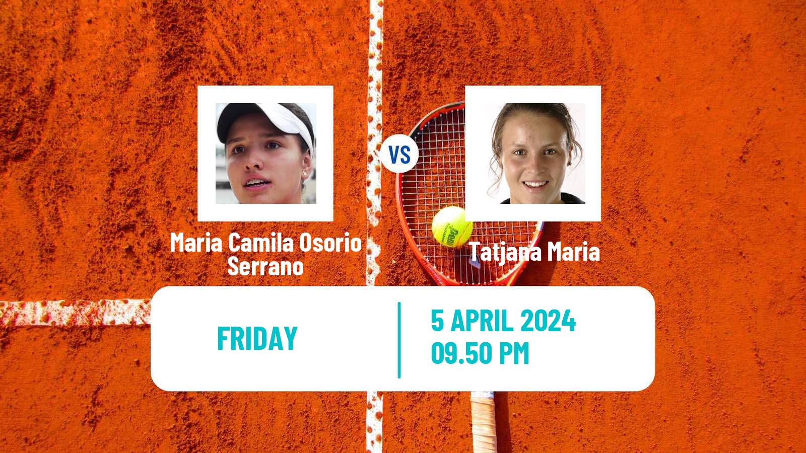 Tennis WTA Bogota Maria Camila Osorio Serrano - Tatjana Maria