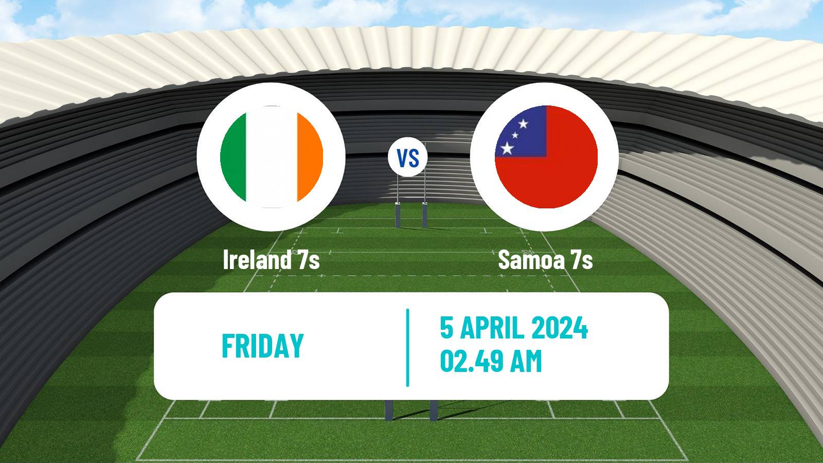 Rugby union Sevens World Series - Hong Kong Ireland 7s - Samoa 7s