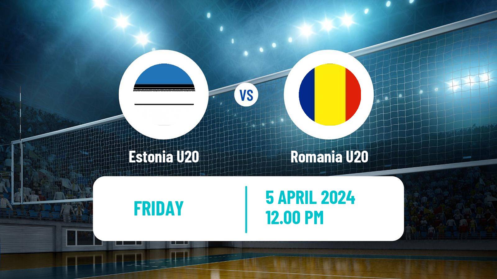 Volleyball European Championship U20 Volleyball Estonia U20 - Romania U20