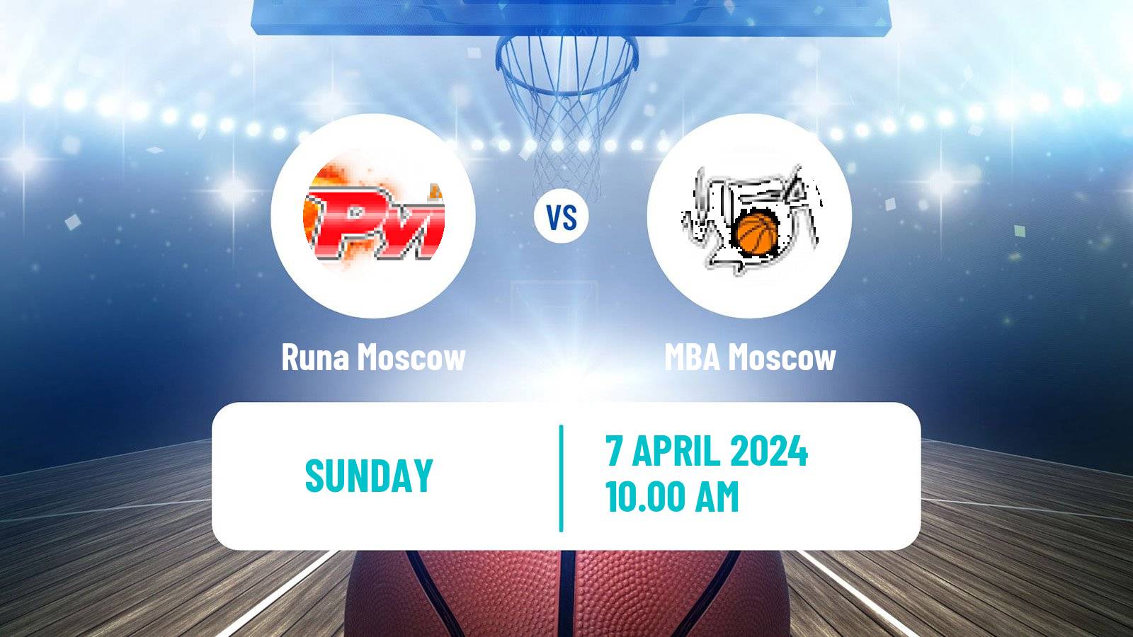 Basketball VTB United League Runa Moscow - MBA Moscow