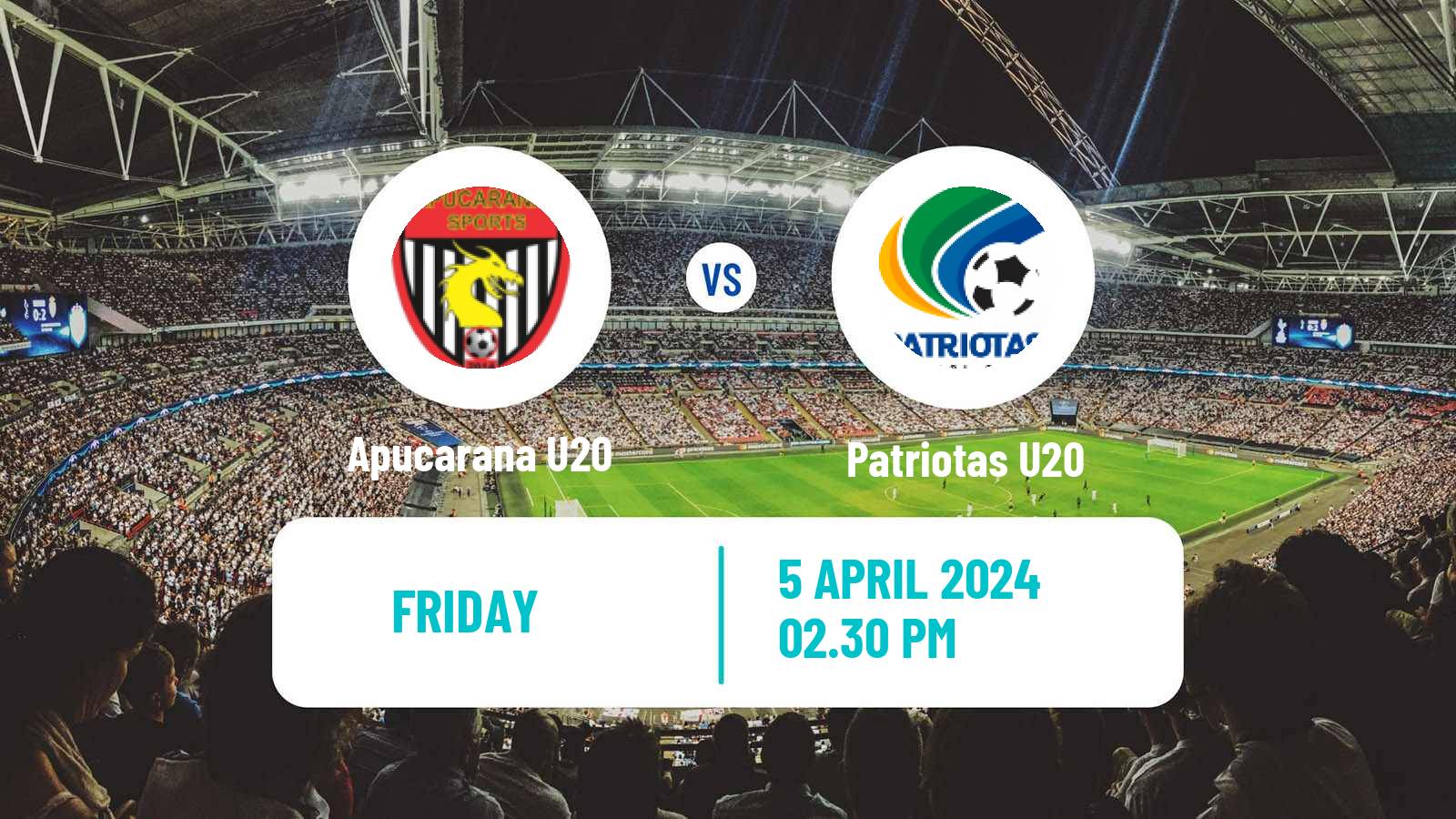 Soccer Brazilian Paranaense U20 Apucarana U20 - Patriotas U20