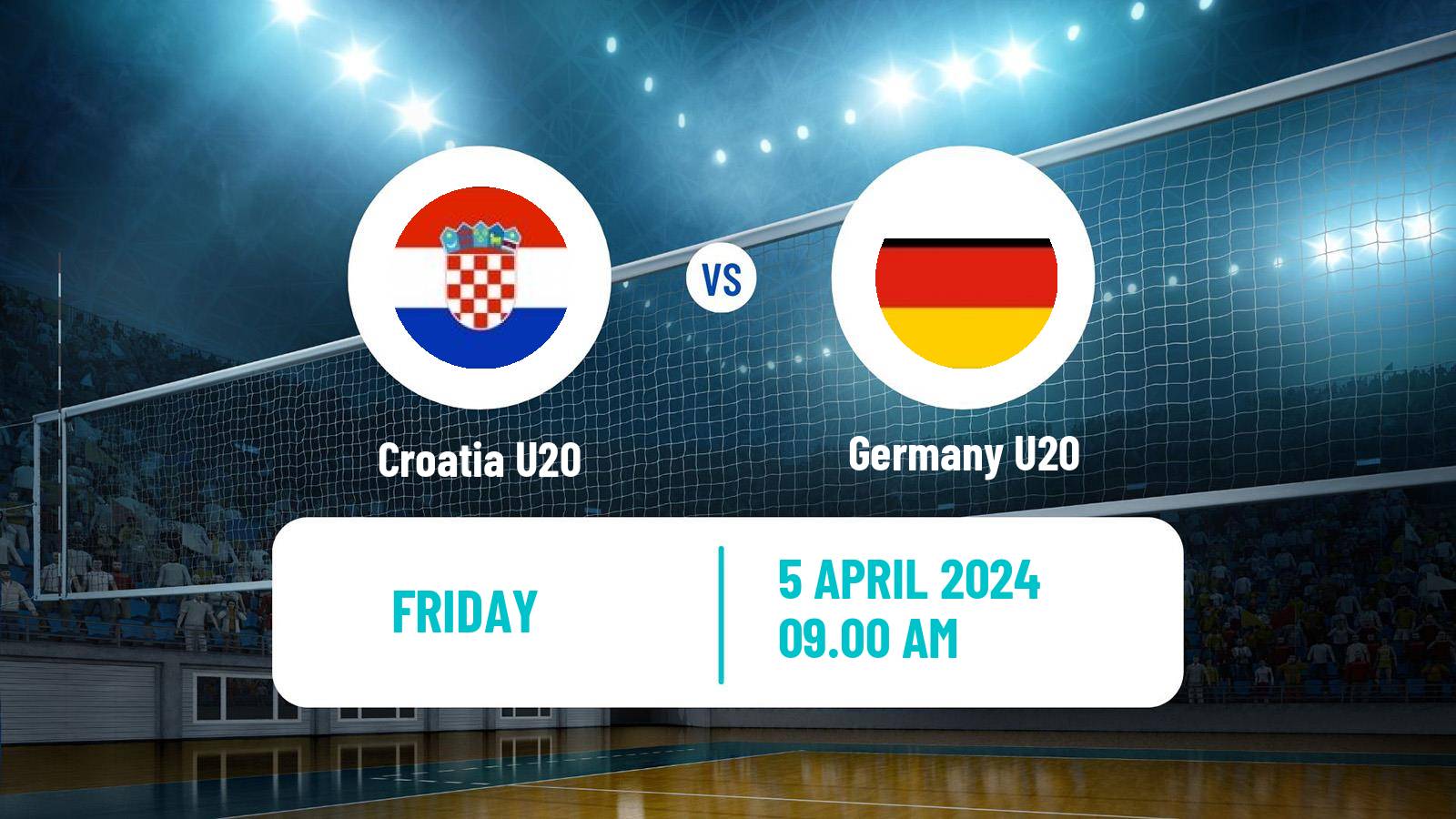 Volleyball European Championship U20 Volleyball Croatia U20 - Germany U20