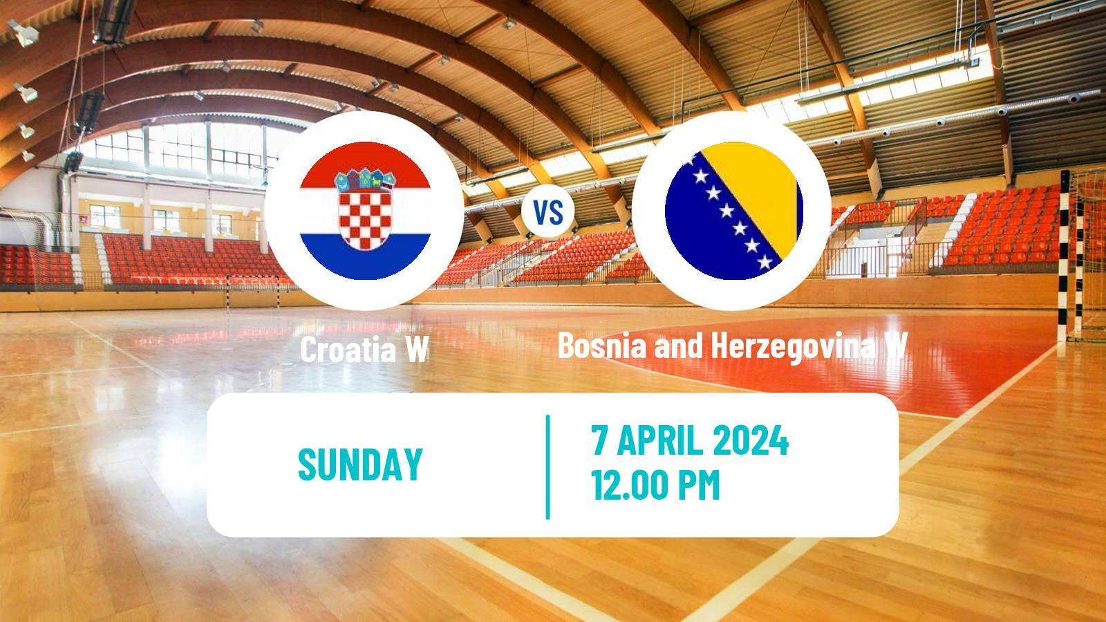 Handball Handball European Championship Women Croatia W - Bosnia and Herzegovina W