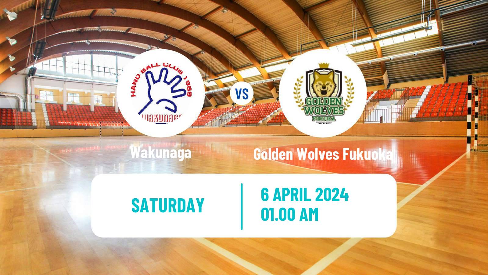 Handball Japan JHL Handball Wakunaga - Golden Wolves Fukuoka