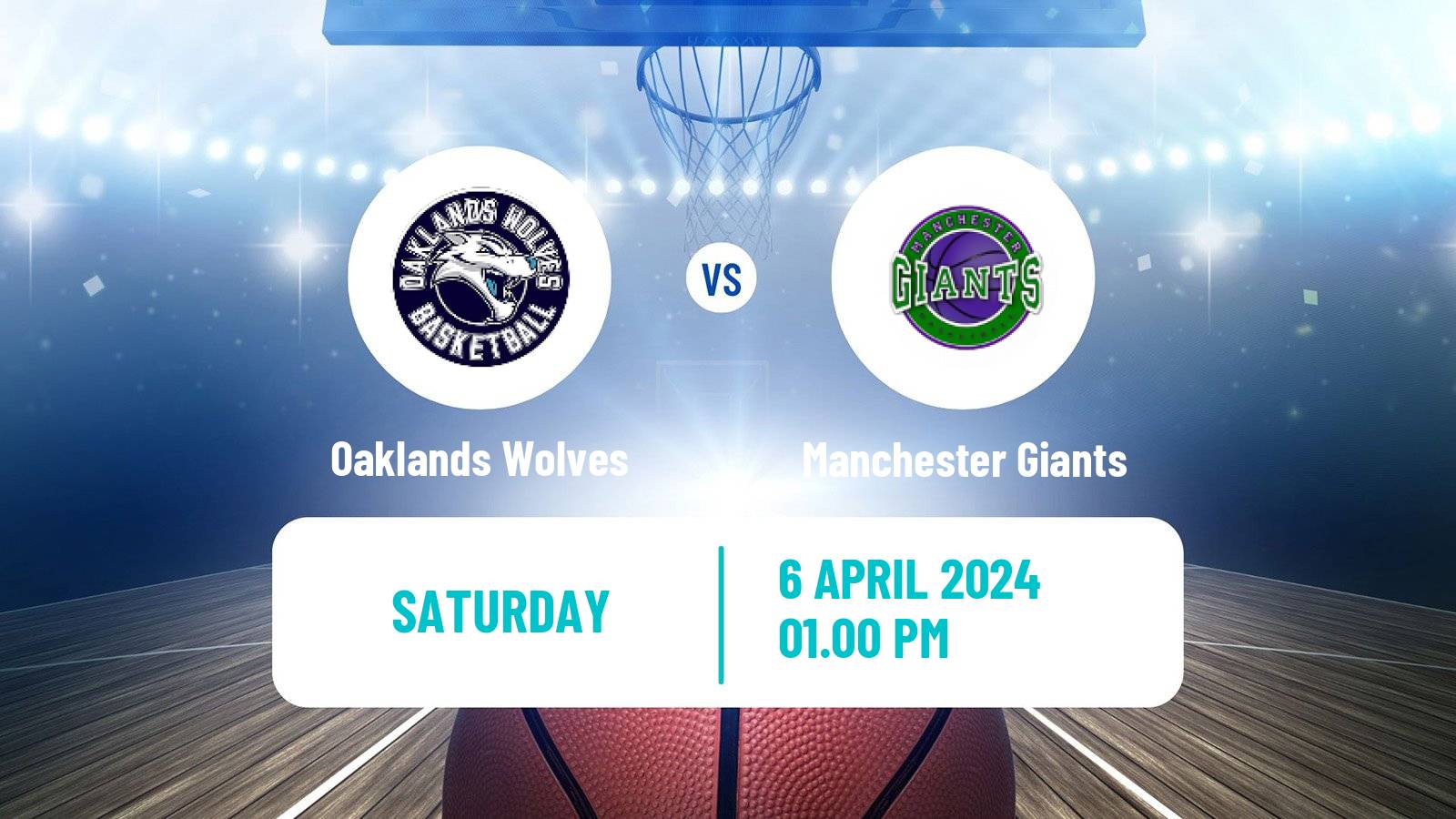 Basketball British WBBL Oaklands Wolves - Manchester Giants