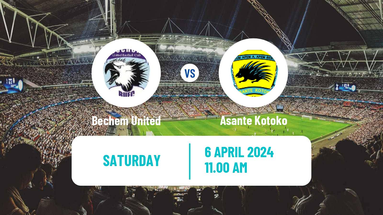 Soccer Ghanaian Premier League Bechem United - Asante Kotoko