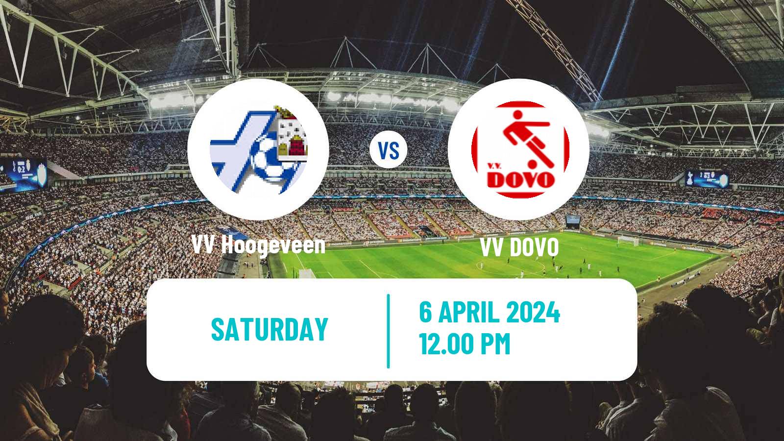 Soccer Dutch Derde Divisie Hoogeveen - VV DOVO